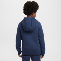 Nike Tech Fleece Sportswear Vest Kids Donkerblauw Zwart