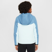 Nike Tech Fleece Sportswear Vest Kids Blauw Lichtblauw Zwart