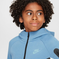 Nike Tech Fleece Sportswear Vest Kids Blauw Lichtblauw Zwart