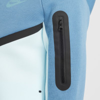 Nike Tech Fleece Sportswear Vest Kids Blauw Lichtblauw Zwart