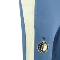 Castore Feyenoord Tracksuit 1/4-Zip 2024-2025 Women's Blue Light Yellow