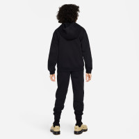 Nike Sportswear Club Fleece Tracksuit Full-Zip Hooded Kids Black White