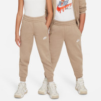 Nike Sportswear Club Fleece Tracksuit Full-Zip Hooded Kids Light Brown White