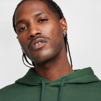 Nike Sportswear Club Fleece Hoodie Dark Green White