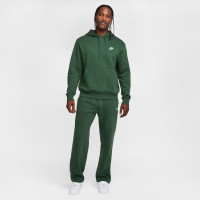 Nike Sportswear Club Fleece Hoodie Dark Green White