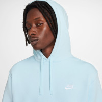 Nike Sportswear Club Fleece Hoodie Hemelsblauw Wit