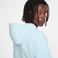 Nike Sportswear Club Fleece Hoodie Hemelsblauw Wit