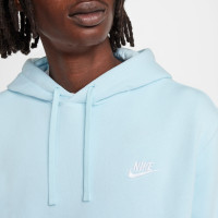 Nike Sportswear Club Fleece Hoodie Trainingspak Hemelsblauw Wit