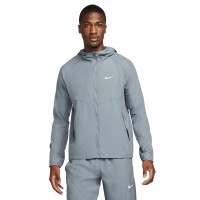 Nike Miler Repel Phenom Elite Full-Zip Tracksuit Light Grey Silver