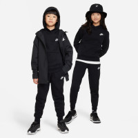 Nike Sportswear Club Fleece Hoodie Kids Black White