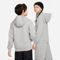 Nike Sportswear Club Fleece Hoodie Kids Light Grey White