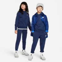 Nike Sportswear Club Fleece Hoodie Kids Dark Blue White