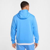 Nike Sportswear Club Fleece Hoodie Tracksuit Light Blue White