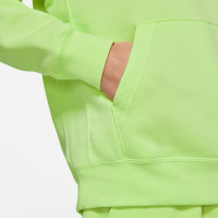 Nike Sportswear Club Fleece Hoodie Lichtgroen Wit