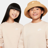 Nike Sportswear Club Fleece Crew Sweater Kids Light Beige White