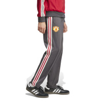 adidas Manchester United Culturewear Full-Zip Tracksuit 2024-2025 Red Grey White