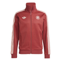 adidas Bayern München Culturewear Full-Zip Tracksuit 2024-2025 Dark Red White