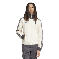 adidas Juventus Culturewear Full-Zip Tracksuit 2024-2025 White Dark Grey