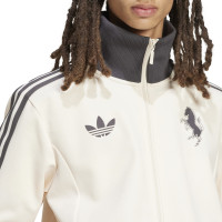 adidas Juventus Culturewear Full-Zip Tracksuit 2024-2025 White Dark Grey