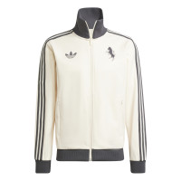 adidas Juventus Culturewear Full-Zip Tracksuit 2024-2025 White Dark Grey