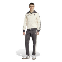 adidas Juventus Culturewear Full-Zip Tracksuit 2024-2025 White Dark Grey