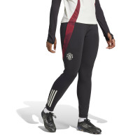 adidas Manchester United Trainingspak 1/4-Zip 2024-2025 Dames Wit Zwart Rood