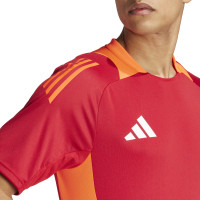 adidas Tiro 24 Competition Trainingsshirt Rood Oranje