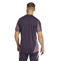 adidas Arsenal Training Shirt 2024-2025 Dark Purple Beige Purple