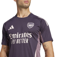 adidas Arsenal Training Shirt 2024-2025 Dark Purple Beige Purple