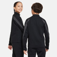 Nike Academy Winter Warrior Trainingspak 1/4-Zip Kids Zwart Donkergrijs Zilver