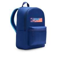 Nike Haaland Kids Backpack Dark Blue Orange Blue