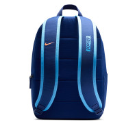 Nike Haaland Kids Backpack Dark Blue Orange Blue