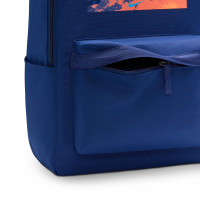 Nike Haaland Kids Backpack Dark Blue Orange Blue