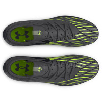 Under Armour Magnetico Select 4.0 Gras Voetbalschoenen (FG) Kids Zwart Groen