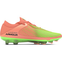 Under Armour Magnetico Elite 4.0 Grass Football Shoes (FG) Orange Green