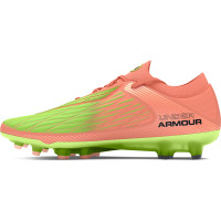 Under Armour Magnetico Elite 4.0 Grass Football Shoes (FG) Orange Green