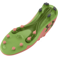 Under Armour Magnetico Elite 4.0 Grass Football Shoes (FG) Orange Green