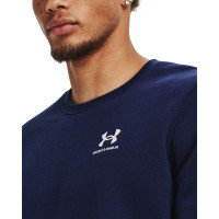 Under Armour Essential Fleece Crew Sweater Dark Blue White