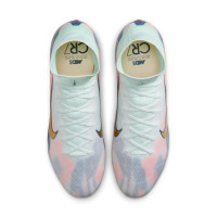Nike Zoom Mercurial Superfly 10 Elite MDS Gras Football Shoes (FG) Mint Green Blue Pink Gold