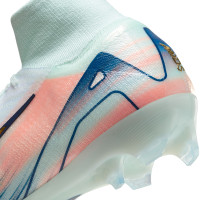 Nike Zoom Mercurial Superfly 10 Elite MDS Gras Football Shoes (FG) Mint Green Blue Pink Gold