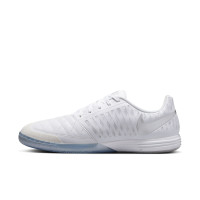 Nike Lunargato II Zaalvoetbalschoenen (IN) Wit Zilver