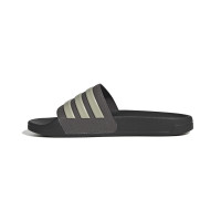 adidas Adilette Shower Slides Black Grey Beige