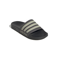 adidas Adilette Shower Slides Black Grey Beige