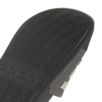 adidas Adilette Shower Slides Black Grey Beige