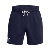 Under Armour Rival Terry Short Dark Blue White