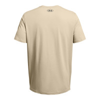 Under Armour Sportstyle Left Chest Logo T-Shirt Beige Zwart
