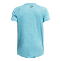Under Armour Tech 2.0 Trainingsshirt Kids Lichtblauw Zwart