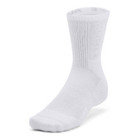 Under Armour Crew Sports Socks 3-Pack White Grey