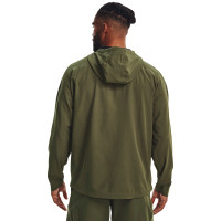Under Armour Unstoppable Hooded Training Jacket Olive Green Black