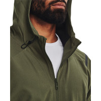 Under Armour Unstoppable Hooded Training Jacket Olive Green Black